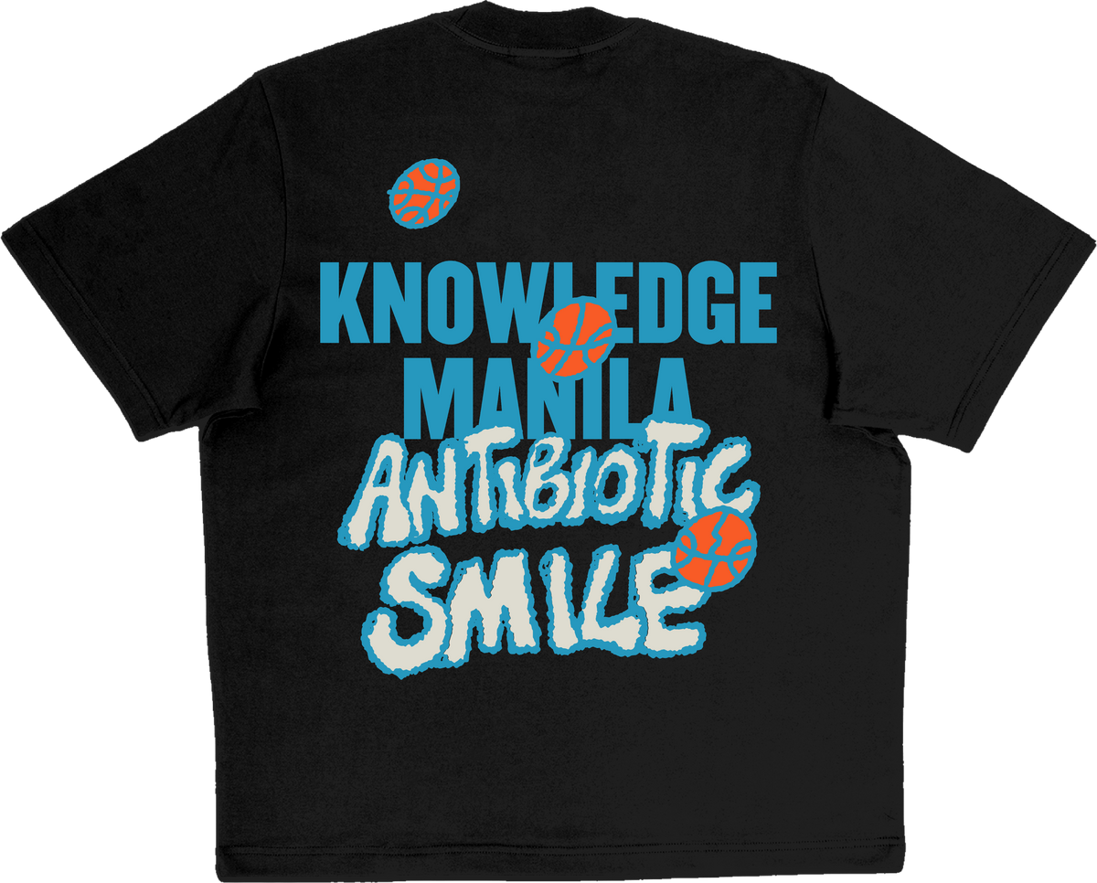 Knowledge Antibiotic Smile Razor Blade T-Shirt Black